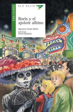 Boris y el ajolote albino